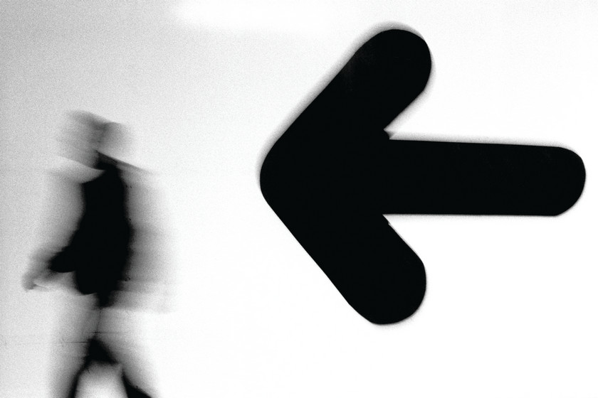 Go left