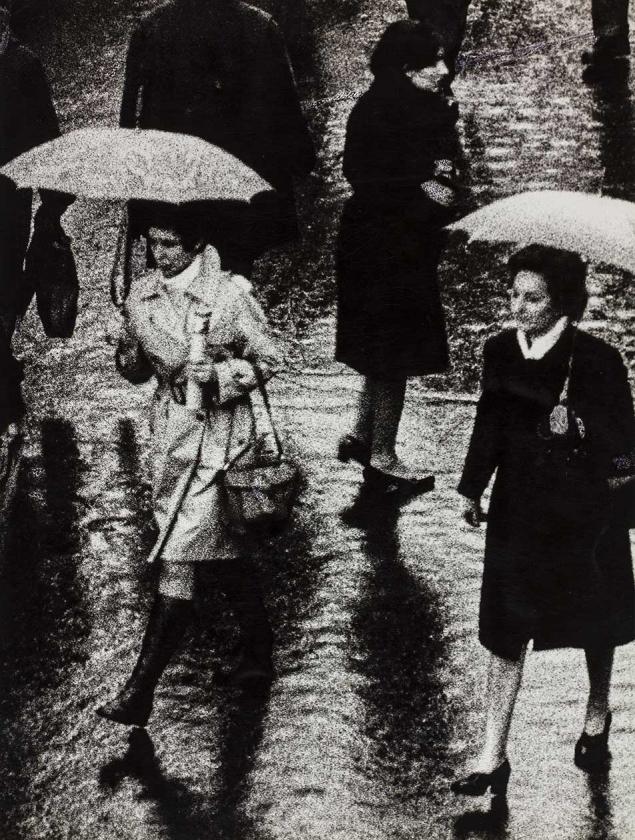 Walking in the rain