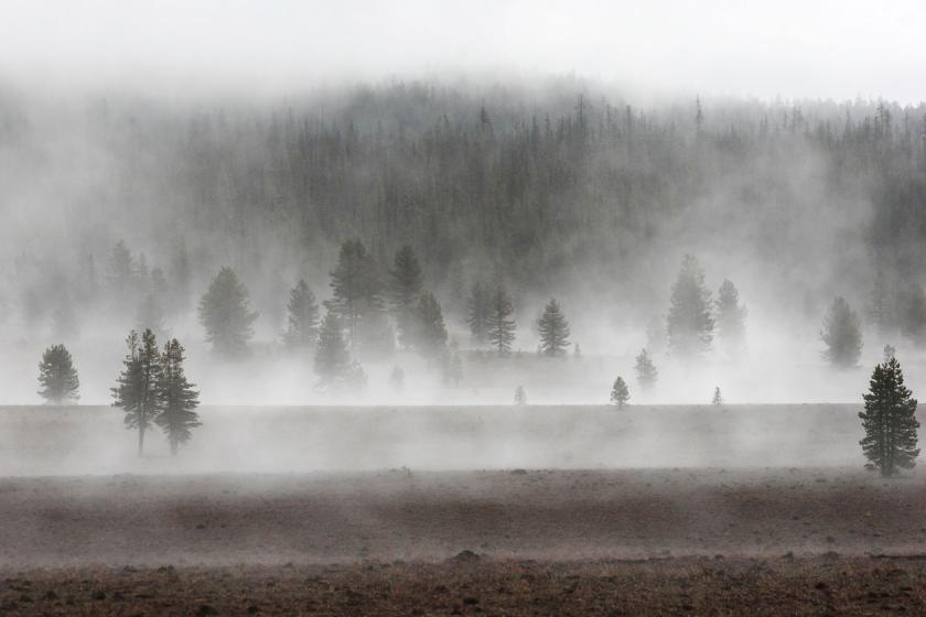 Foggy mountain
