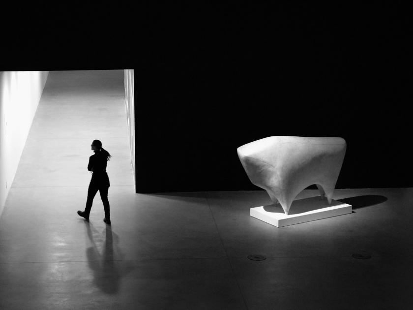 Black and white